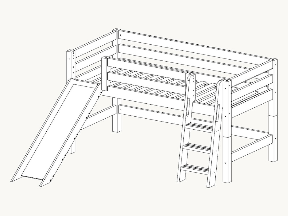 Absolut flexibel: Aus jedem Kiddy Bett können Sie ein neues Wunschbett bauen