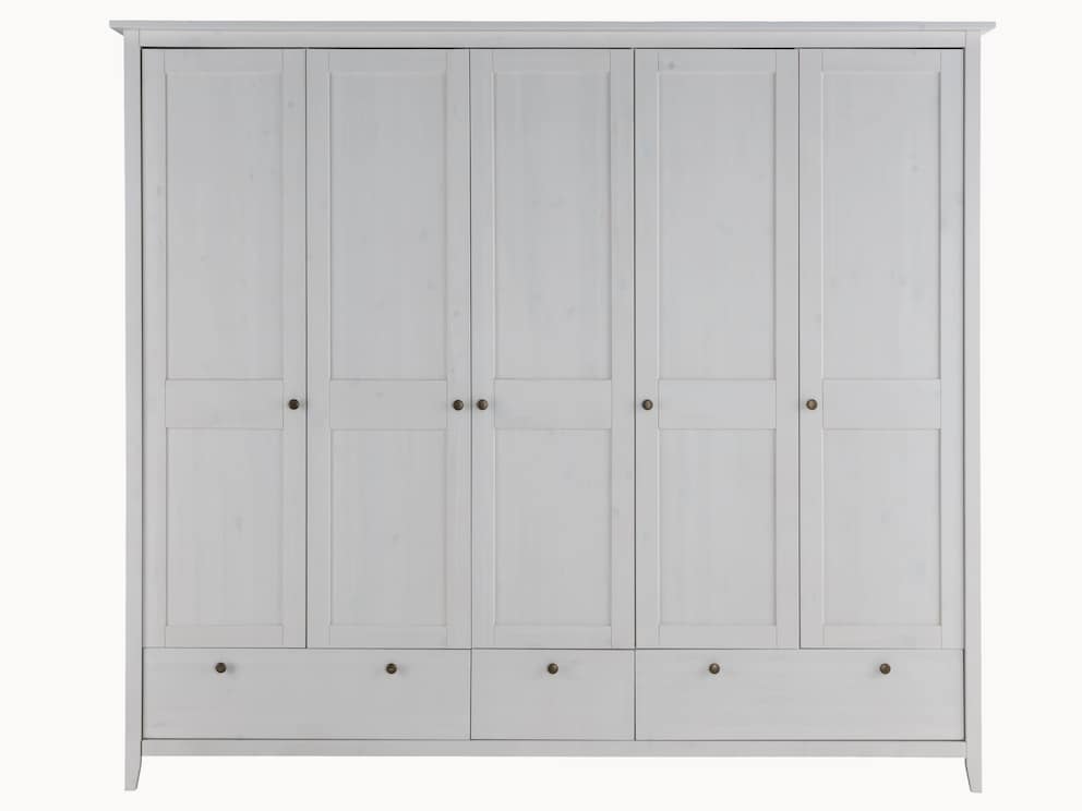 Version 5 portes, ici en blanc lasuré