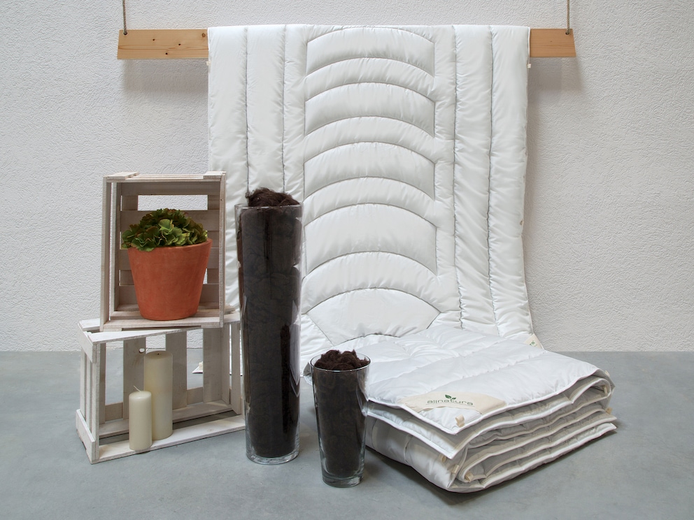 Garni à 100 % de laine d'alpaga - merveilleusement douillet et moelleux