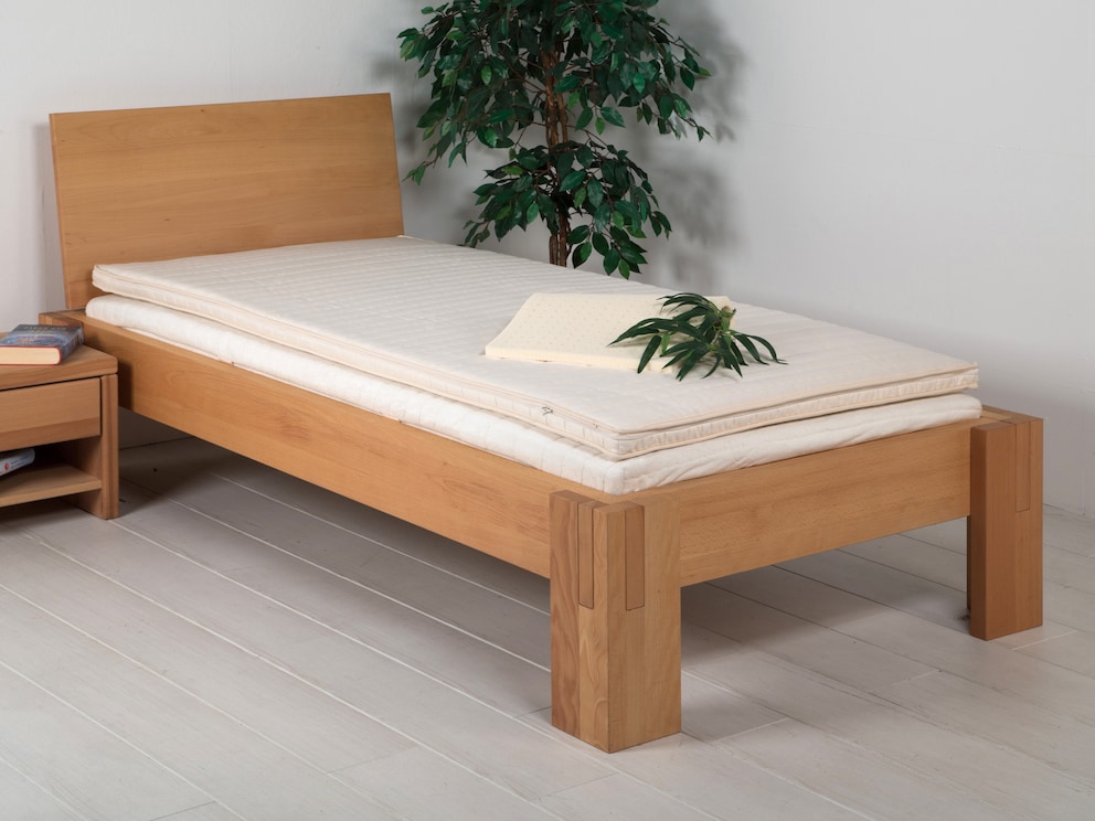 Aangenaam puntelastisch ligcomfort dankzij natuurlatex van 100 % natuurrubber