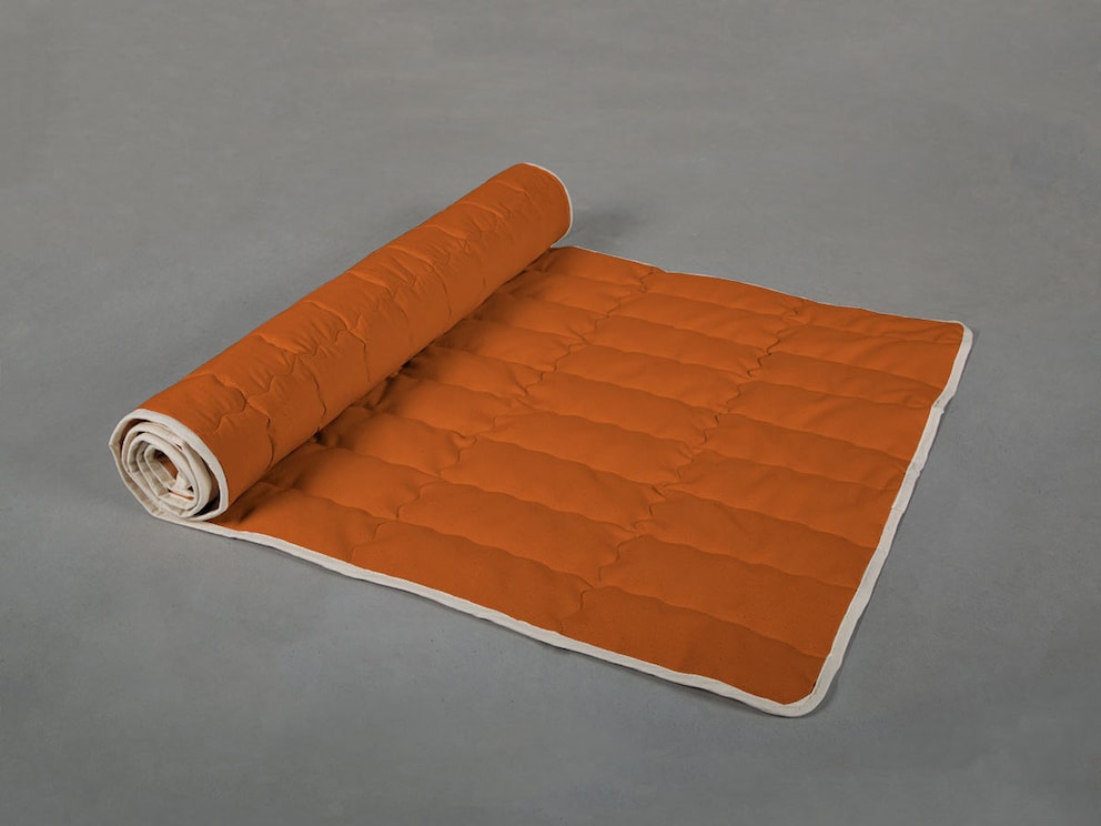Yogamatten in 6 kleuren naar keuze - hier in terracotta
