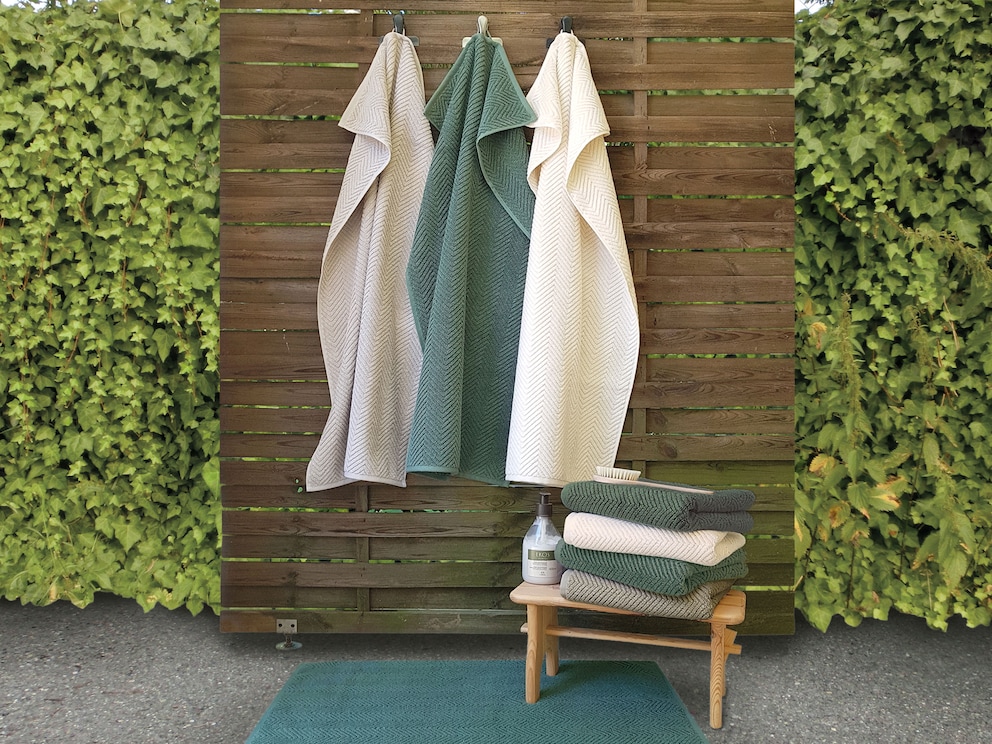Royale douchehanddoek in de maat 75x150 cm