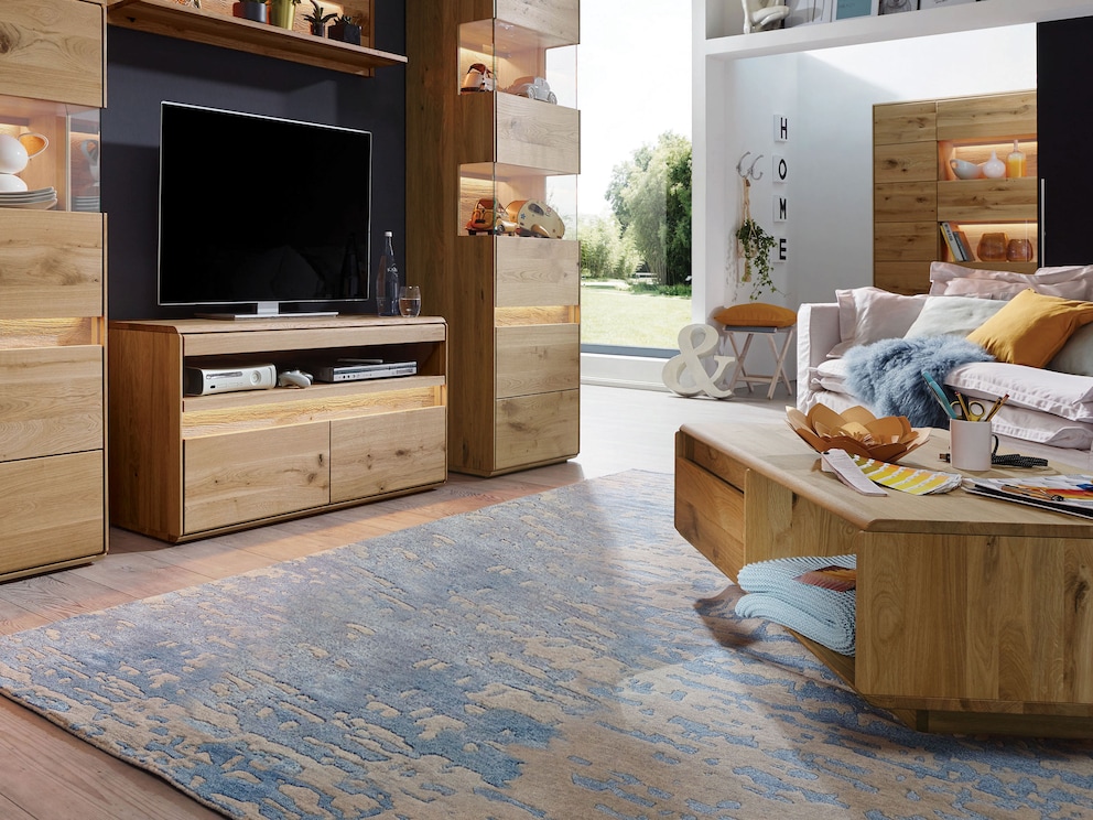 In Kombination mit Möbeln der Serie Bassano ein echtes Design-Highlight für Ihr Wohnzimmer