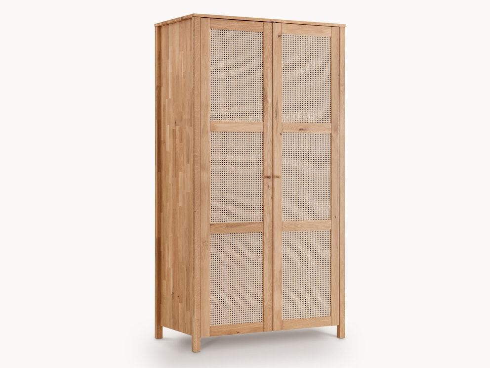 Die zweitürige Variante ist perfekt für kleinere Schlafzimmer