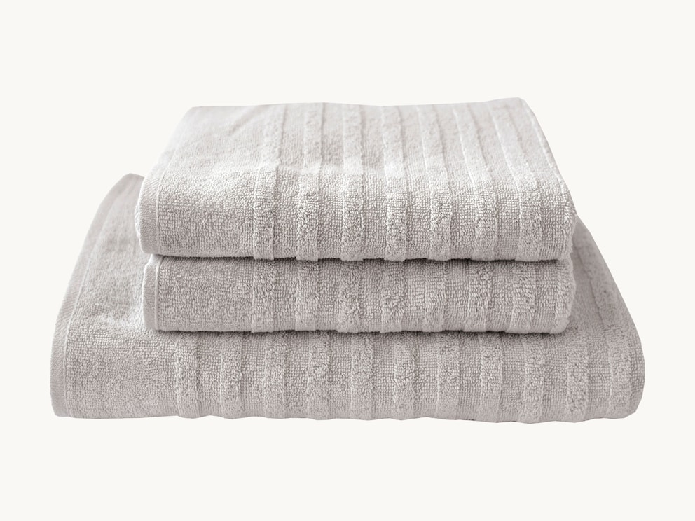 Douchehanddoek Pastello”, kleur zilver