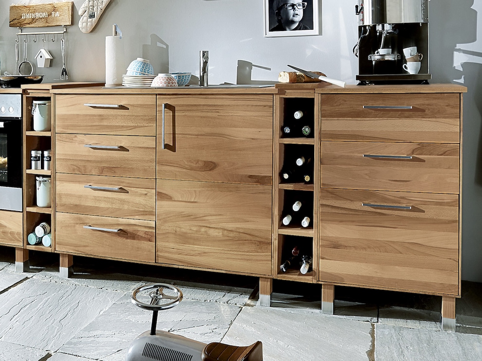 Variant 03 in eiken met hoekige handgrepen