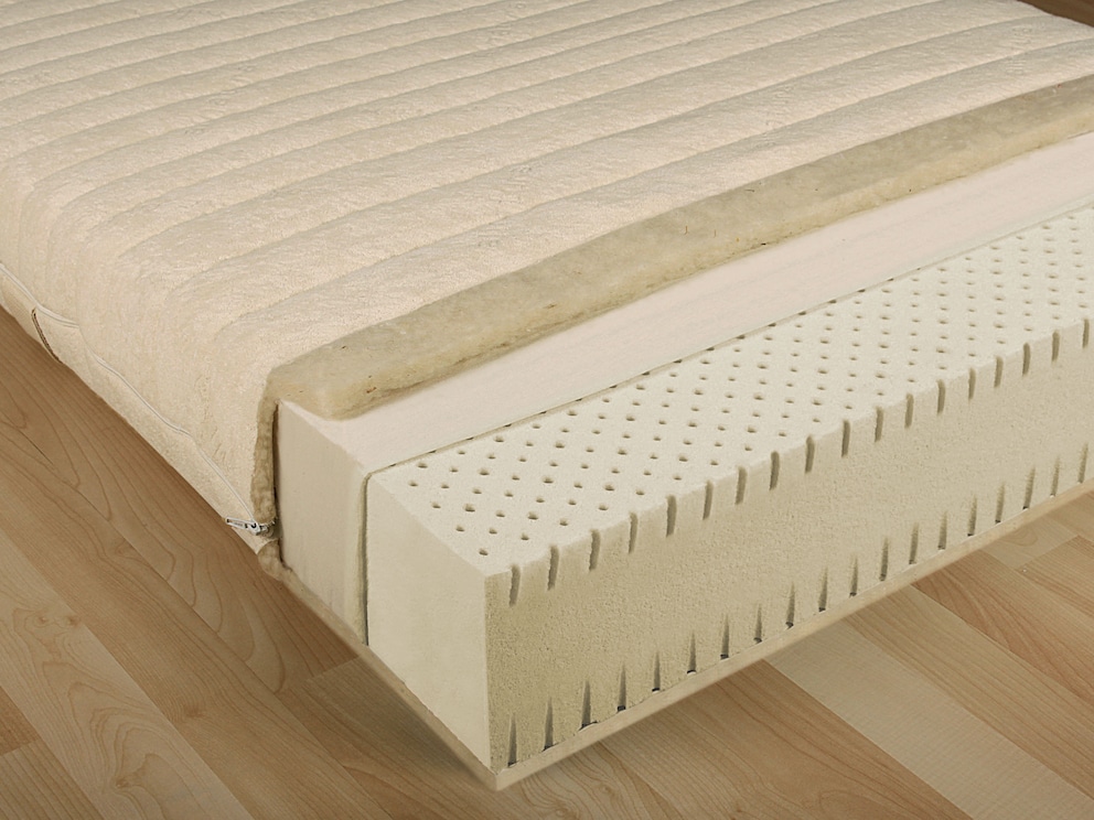 Afneembare matrastijk Klima, stiksels met scheerwol