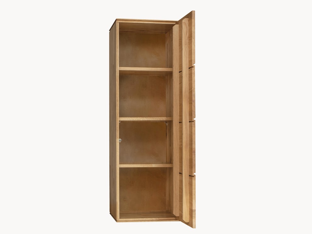 Hier is een blik op het interieur van variant 02 met drie schappen