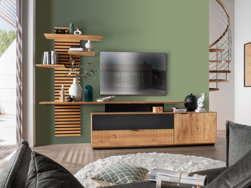 Avec l'étagère murale « Eterna », vous apportez une touche de modernité à votre intérieur