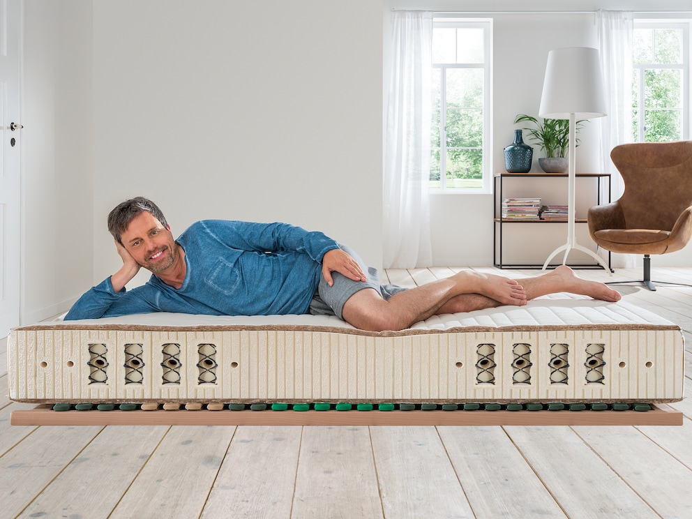 Notre matelas boxspring avec ressorts spéciaux intégrés – une nouvelle dimension du plaisir de dormir