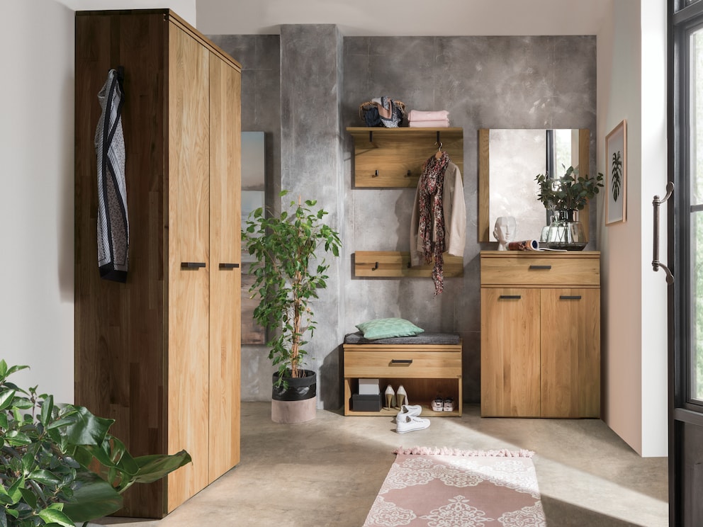 Combinaison de bois de chêne sauvage noble pour votre entrée parfaite