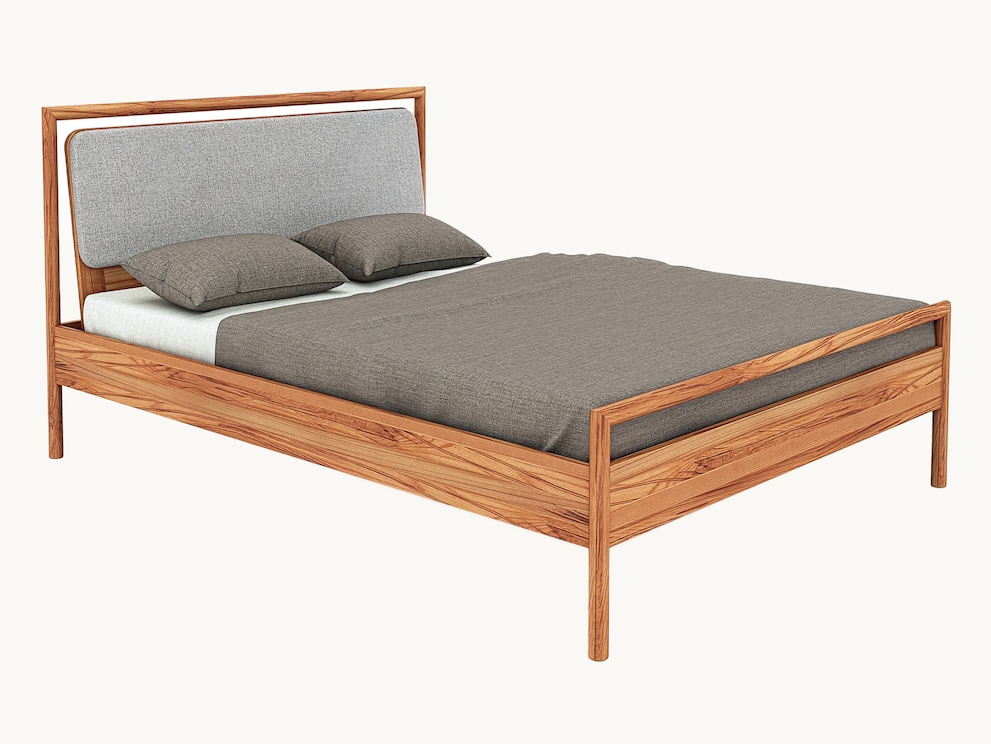 Se détendre et savourer – dans le lit en bois massif « Serea »