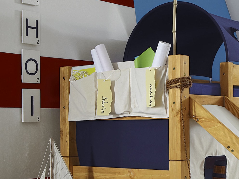 Subdivision pratique en 3 compartiments individuels, fixation simple par bande Velcro