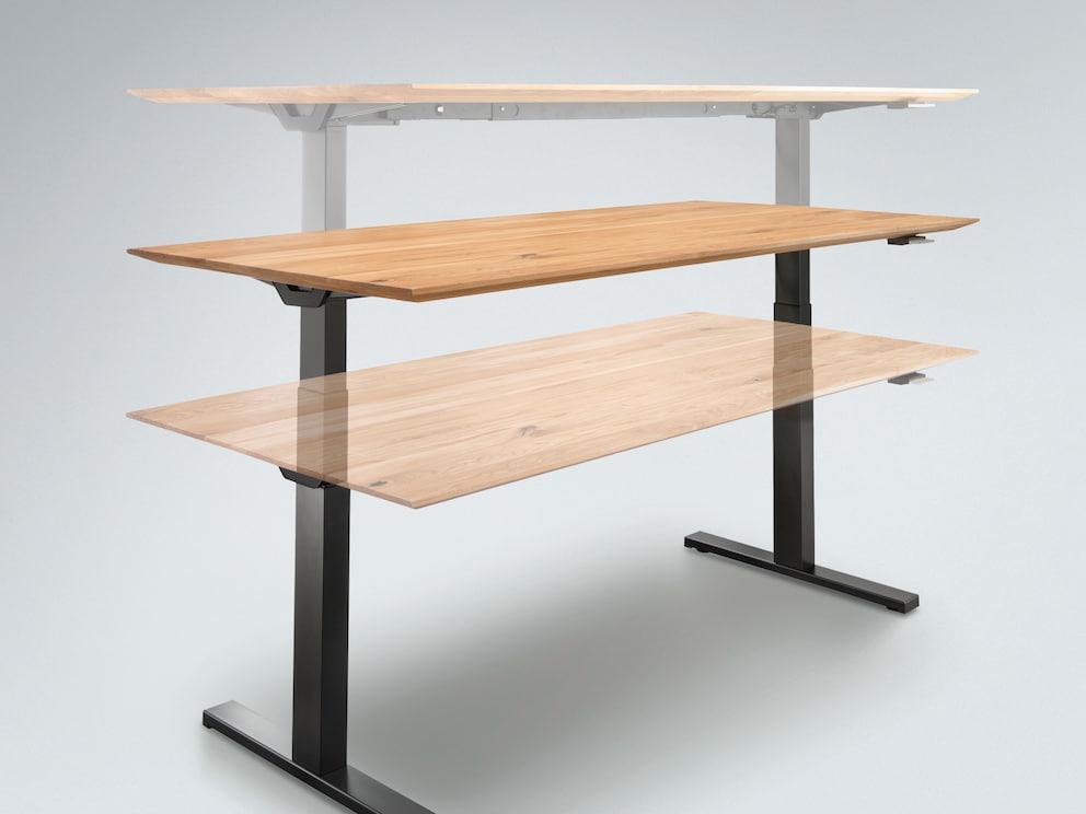 Movedo is traploos in hoogte verstelbaar van 65 tot 130 cm.