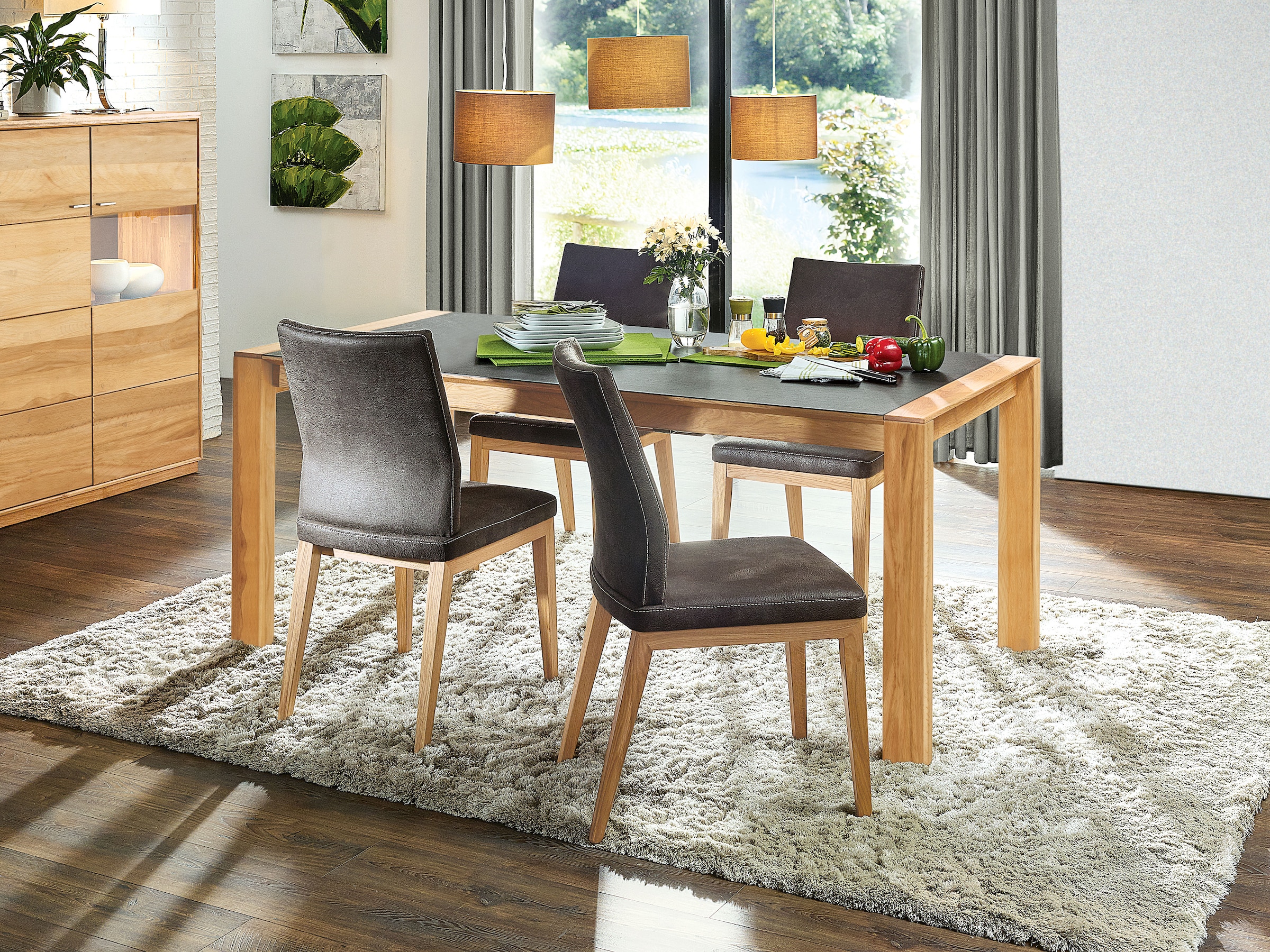 Tisch "Alivio" | Kernbuche | ohne Auszug | Holz | Manufakturqualität | Vegan