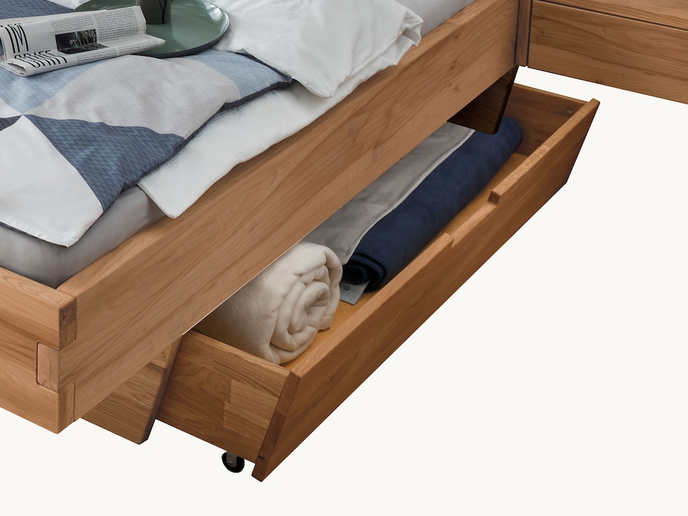 Deze ruime lade verandert uw zwevend bed in een ruimtewonder