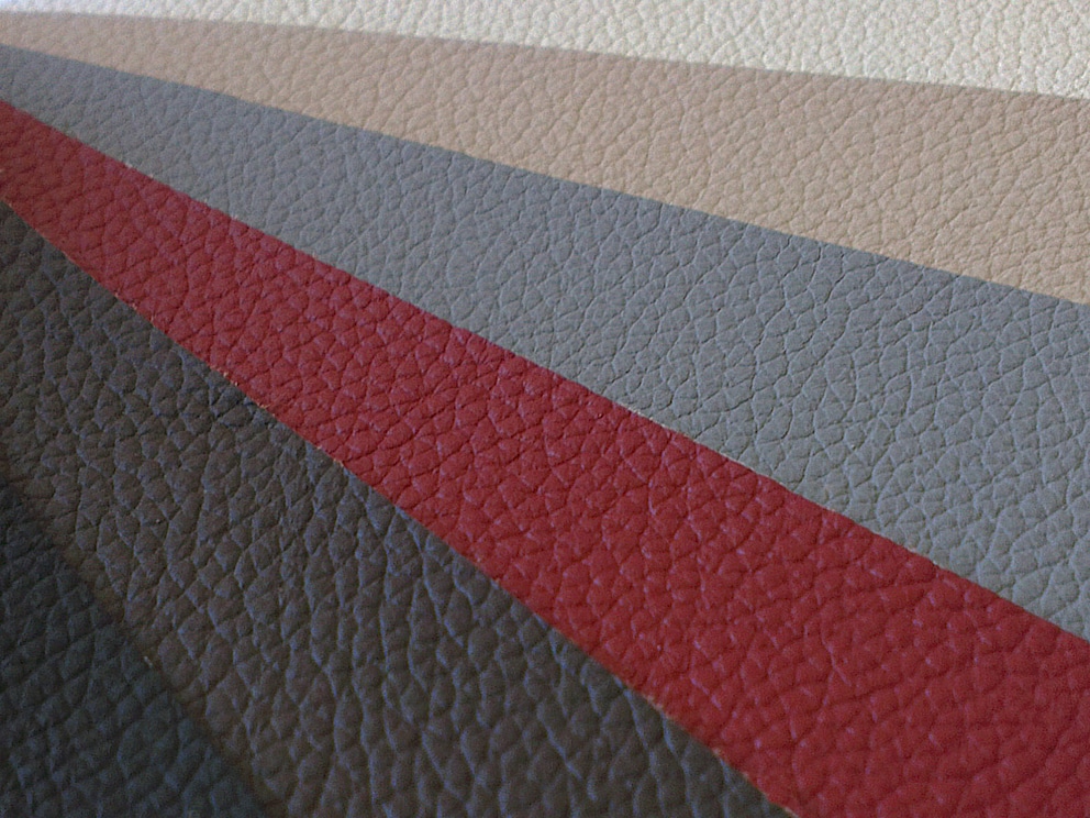 Choix de couleurs pour les revêtements en cuir noble