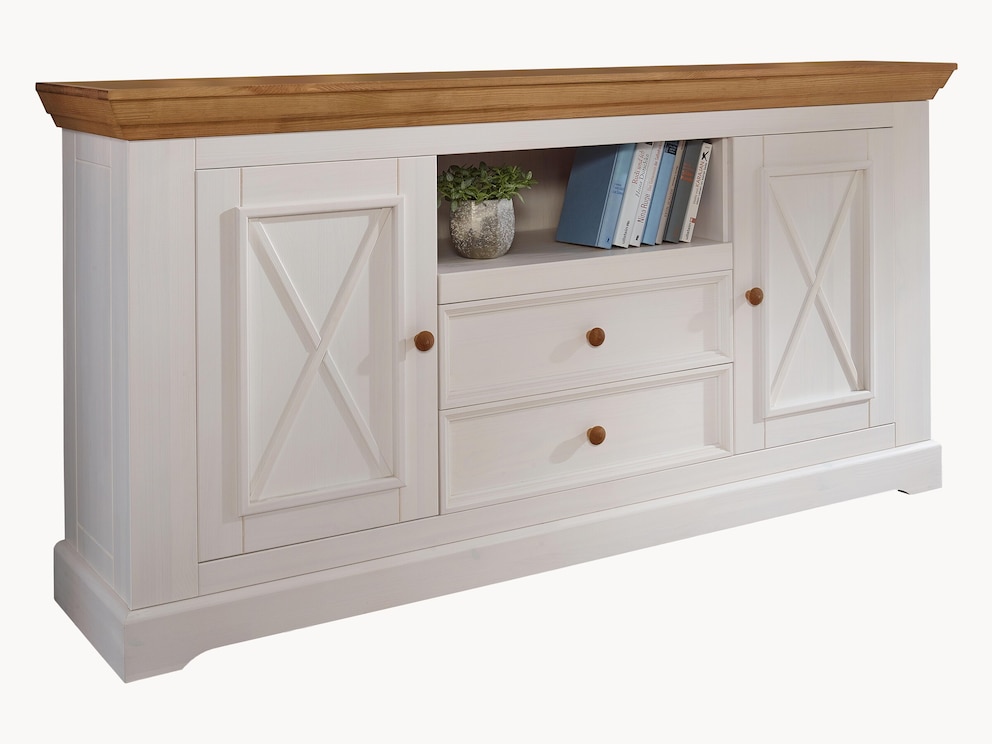 Geräumiges Sideboard für Ihr Esszimmer im Landhausstil - hier Variante 01