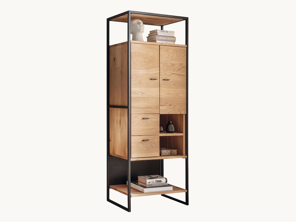 Moderne hoge plank in industrieel ontwerp