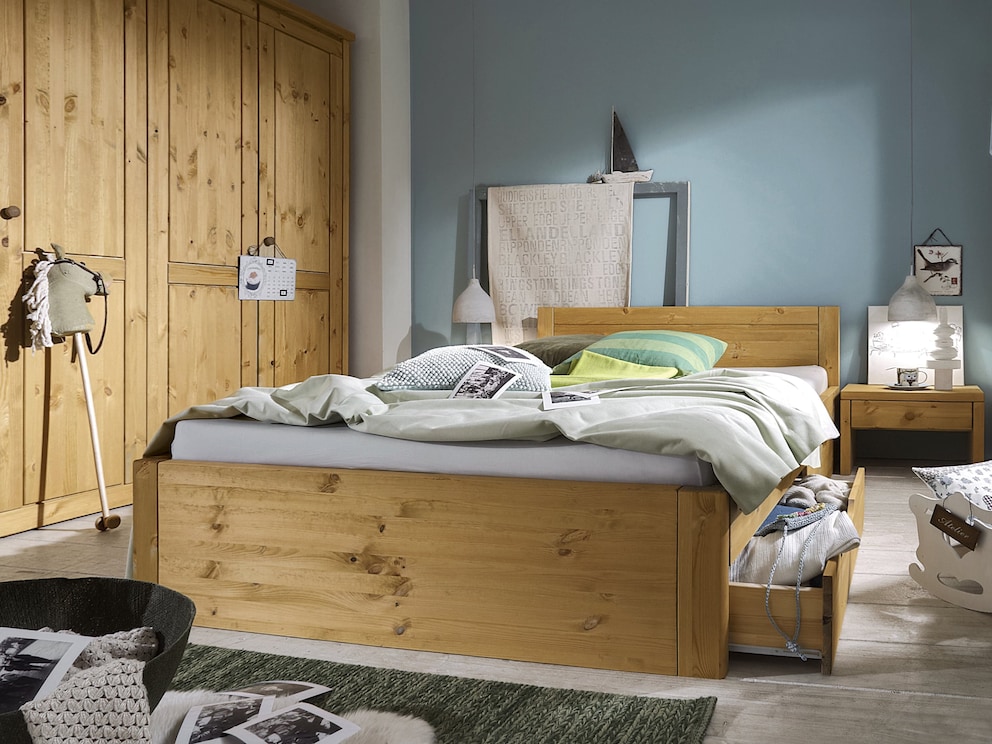 Lit à tiroirs Mascella - une oasis pour des nuits relaxantes