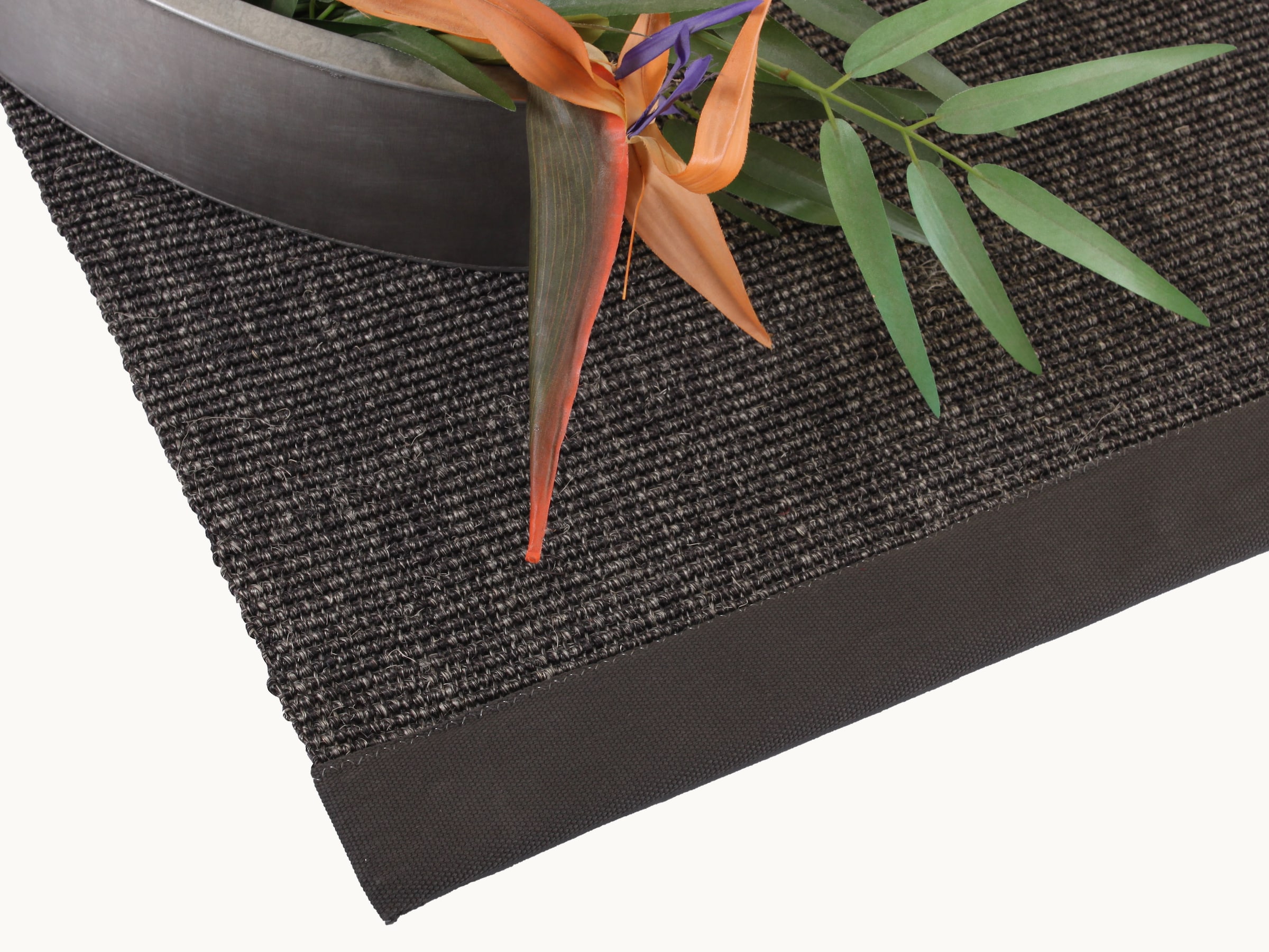 Sisalläufer "Sisalana-meliert" nach Maß | nuss | 120 cm | 470 | allnatura