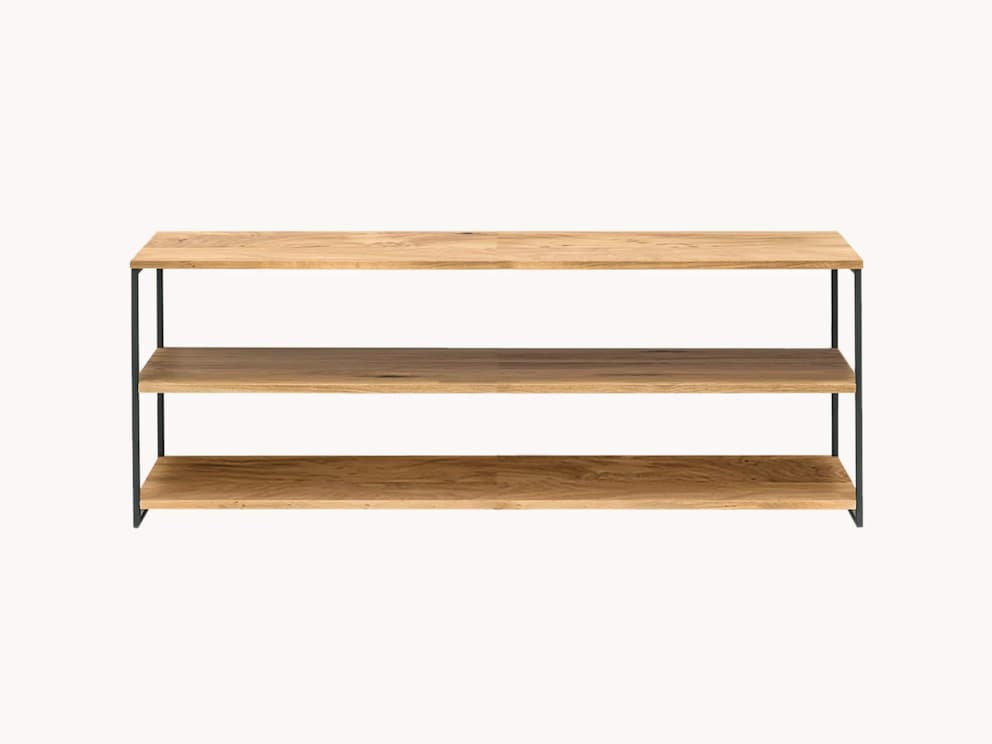 Variante 01 in Breite 120 cm und 2 offenen Fächern