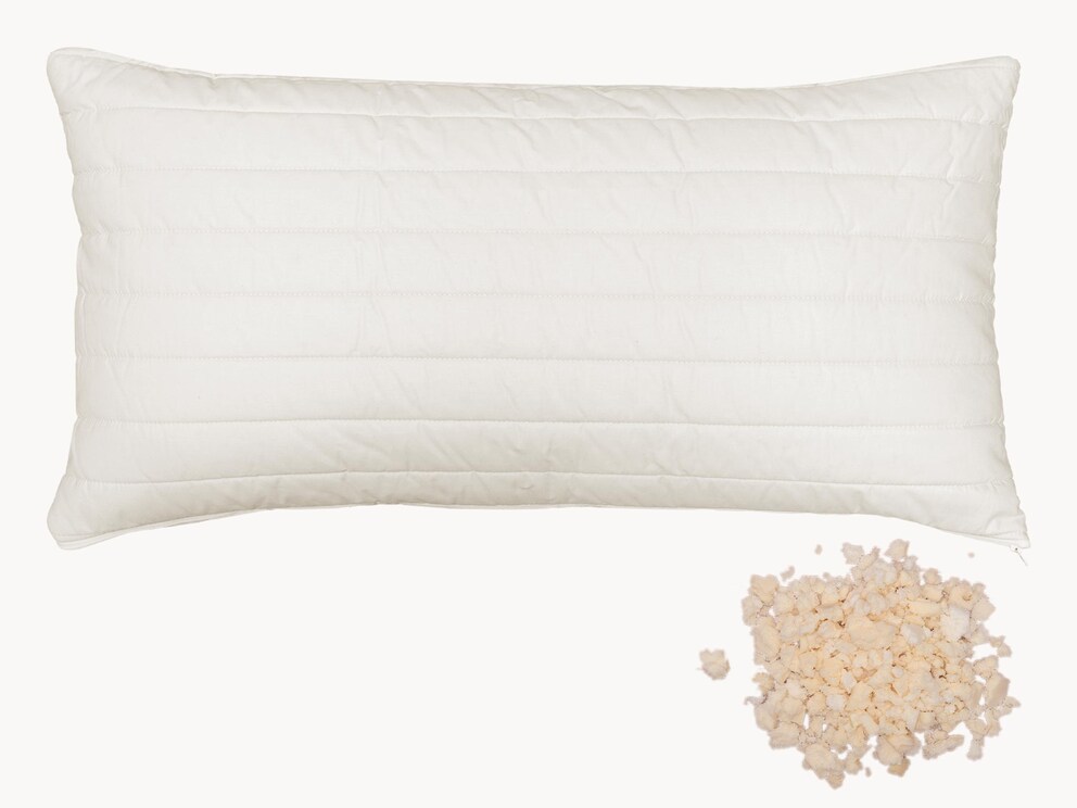 Kinderkussen met puntelastische natuurlatex vulling - optimale ventilatie dankzij structuur met open poriën