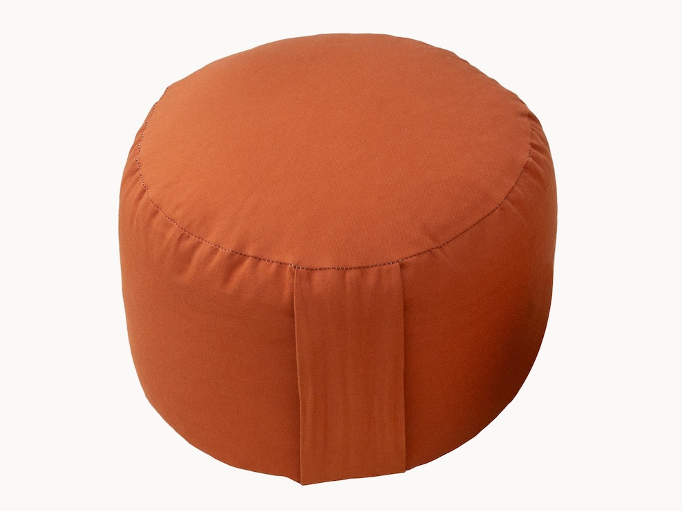 Coussin de méditation confortable avec garnissage en balles d'épeautre de qualité biologique