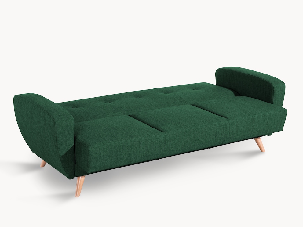Avec une largeur de couchage de 100 cm, un invité peut s'y installer confortablement pour la nuit