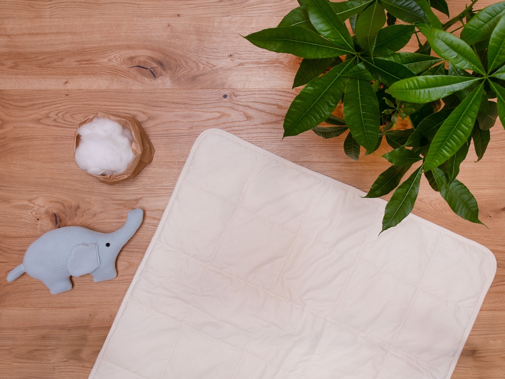 Het maatje 80x80 cm is ideaal voor de kinderwagen of het babybedje.