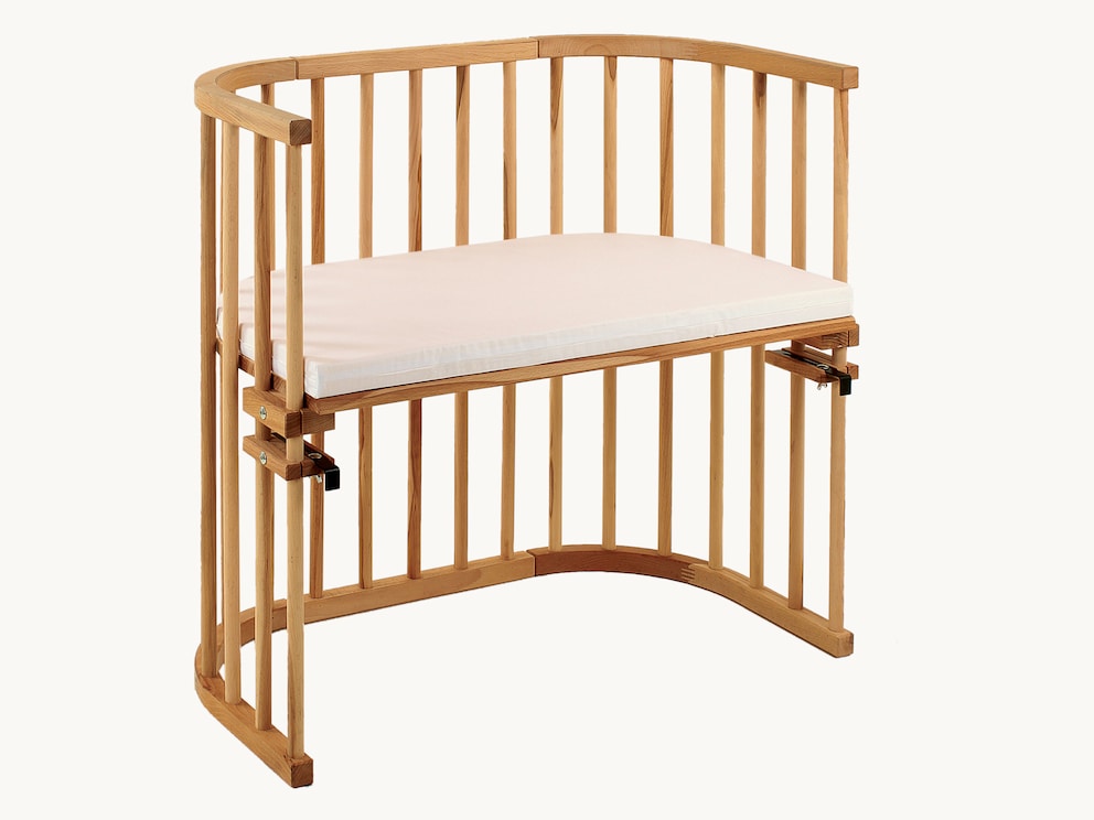 Piccino en cœur de hêtre huilé et matelas en fibre de coco et housse en coton kbA