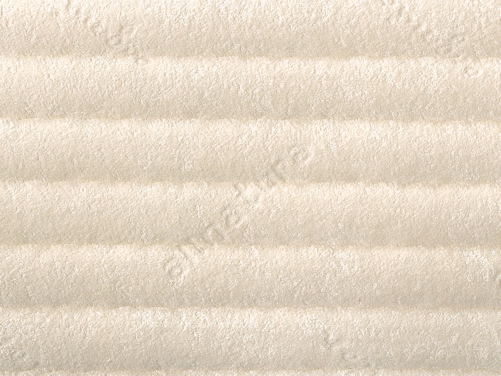 Erg zachte, soepele elastische badstof tijk van 100 % katoen uit biologische teelt