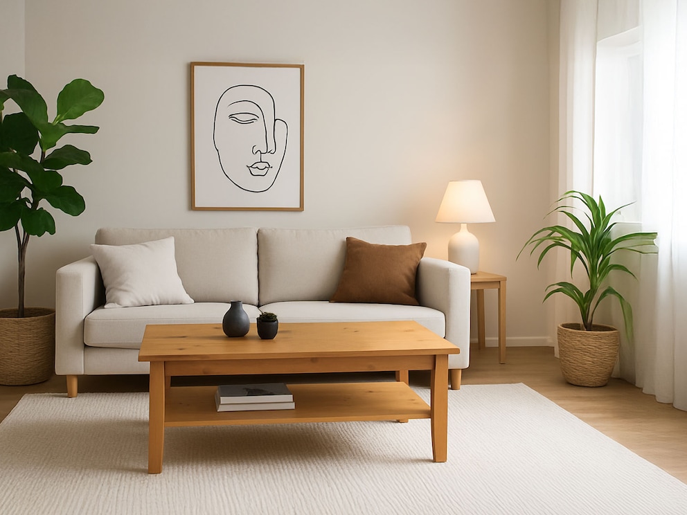 Natuurlijk en gezellig - salontafel "Tusa" wordt gepresenteerd in gebeitst/geolied