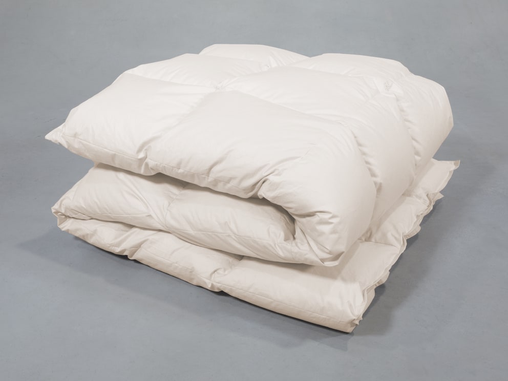 Gonflant exquis : duvet et plumes d'oies allemandes issus d’élevages biologiques contrôlés