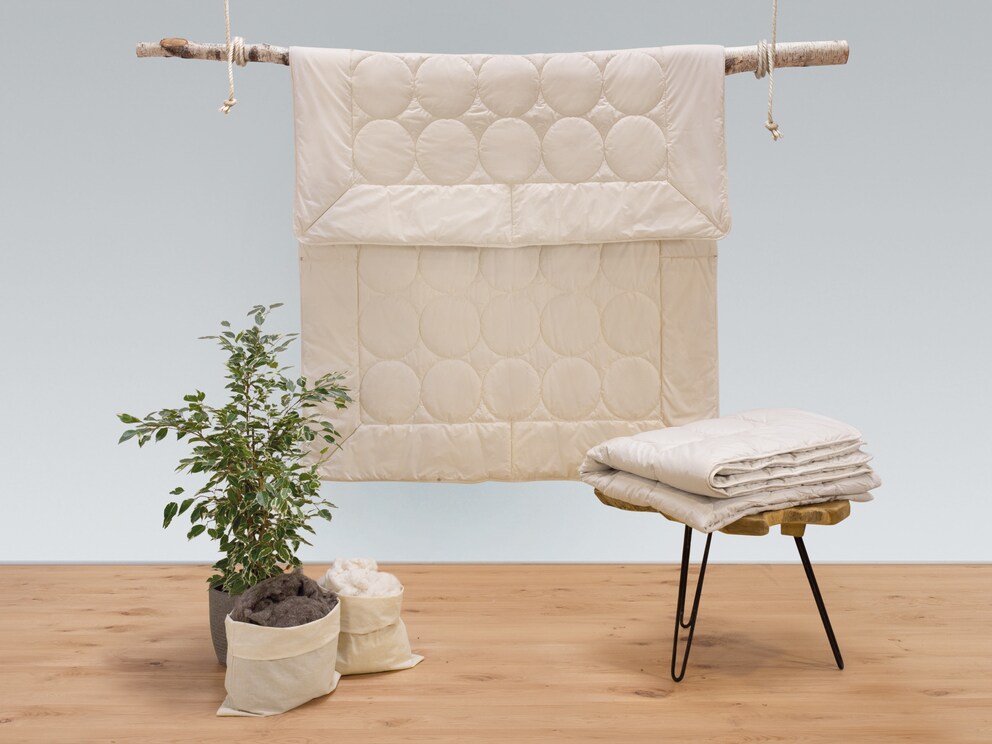 Fijn kasjmierhaar en verkoelende biologische zijde samen in een elegante combinatie voor alle 4 seizoenen