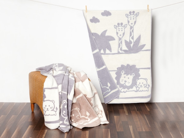 Couverture douillette en coton « Cotona-Leoni »