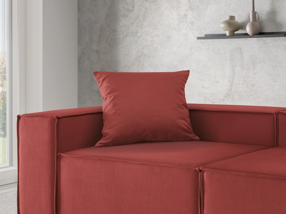 Les coussins sont remplis de billes de fibres de maïs à 100 pour cent