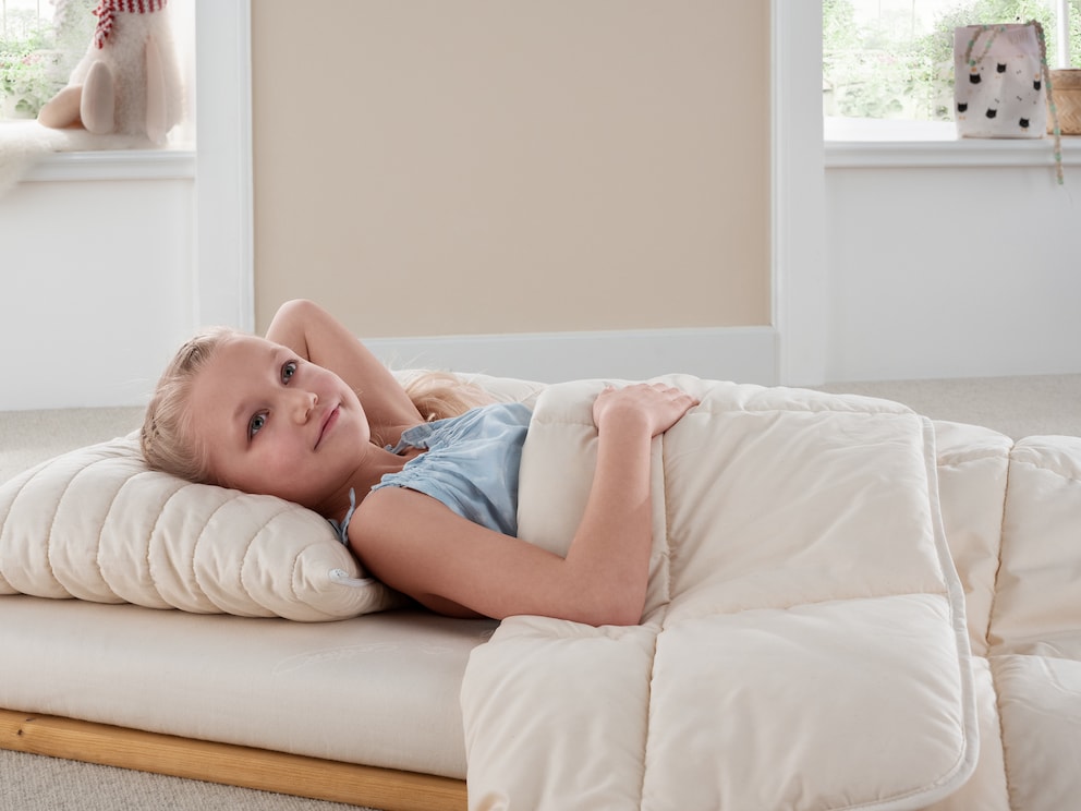 De lichte versie van het dekbed is perfect voor de zomer