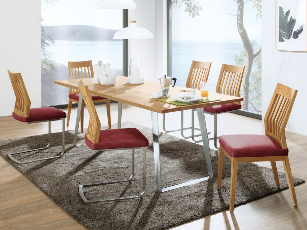 « Espada » - chaise cantilever élégante et confortable au design classique