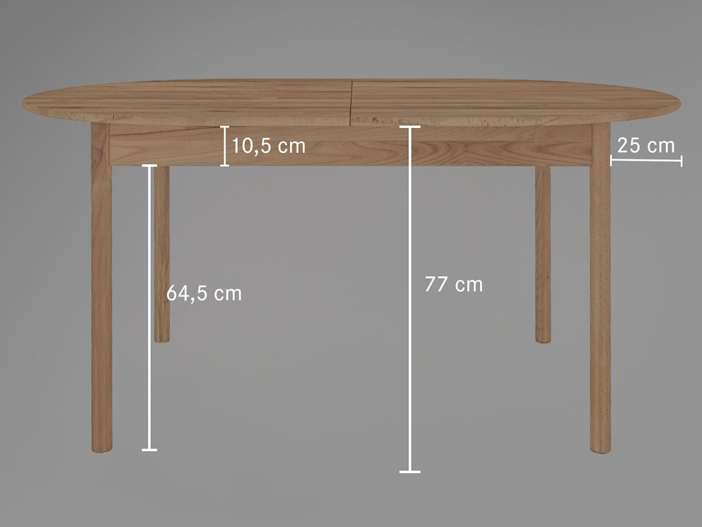 Technische illustratie - ovale variant