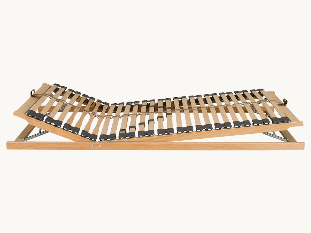 Comfortabel lattenbodem met flexibele schouderverlaging en comfortzone voor het bekken