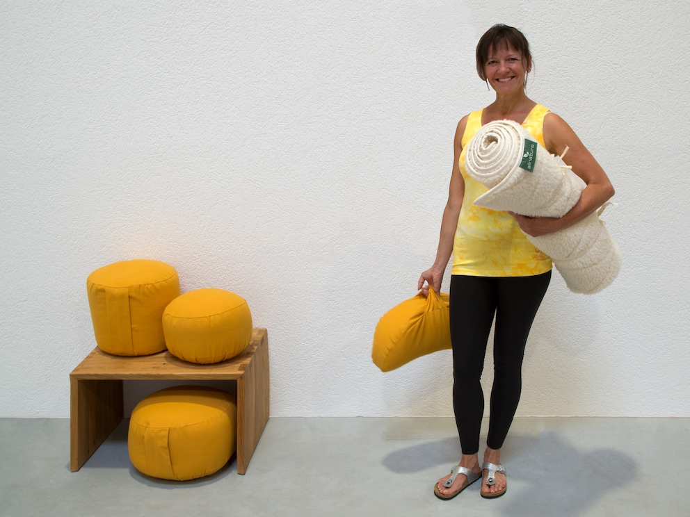 Parfaitement paré pour votre prochaine séance de yoga