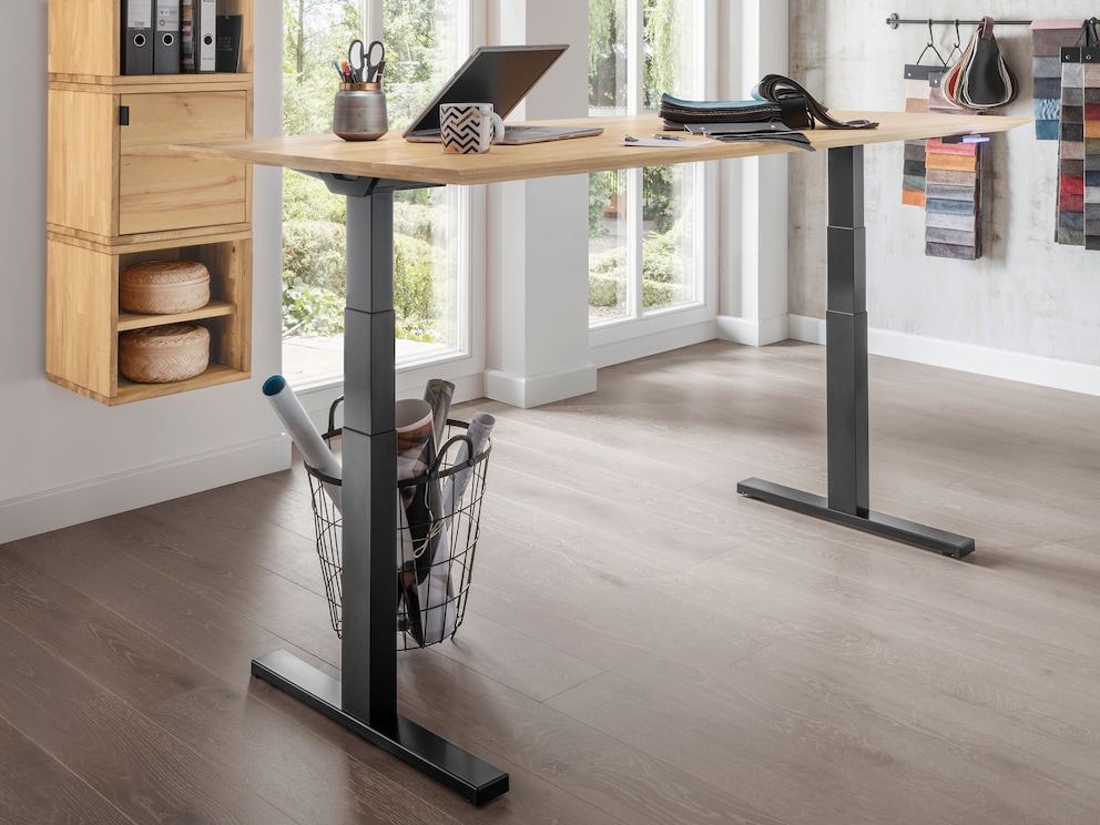 Travail confortable et adapté à la taille en un tour de main, grâce au moteur intégré