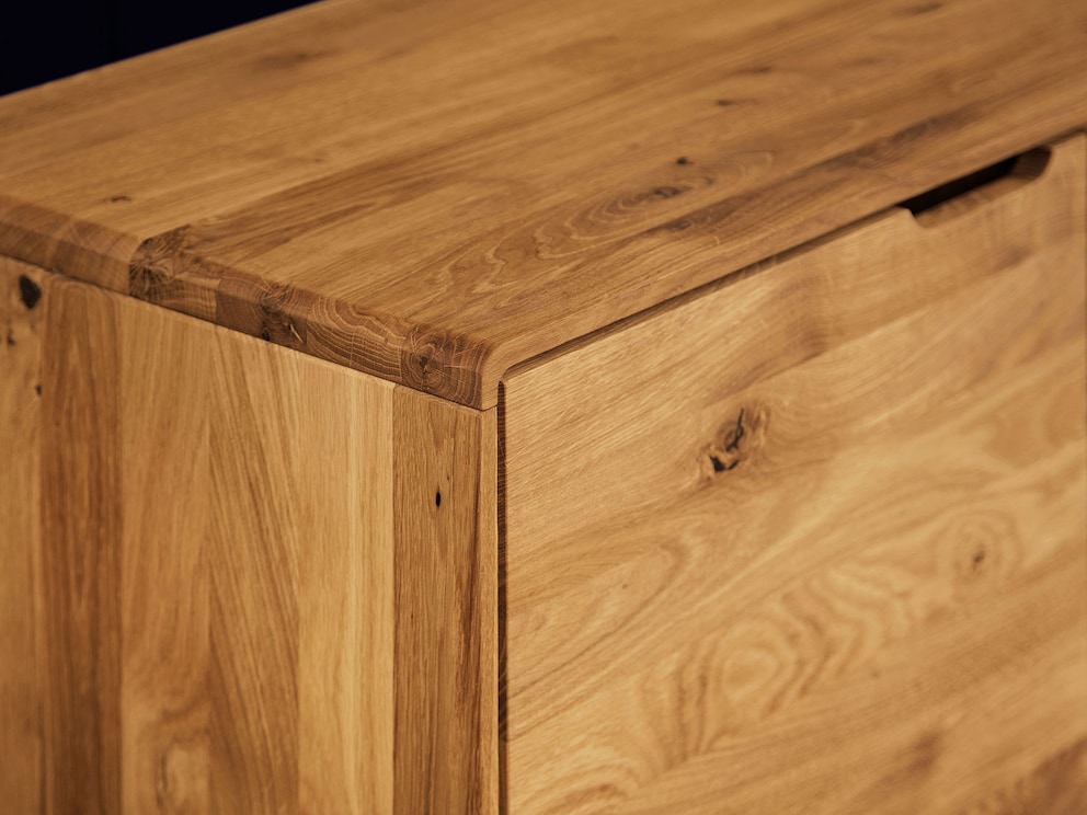 Modernes Design dank der edel abgerundeten Kanten