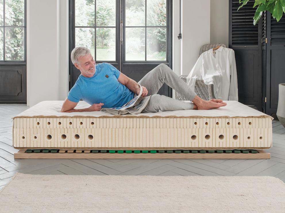 Wellness matras met lagen en perfecte lichaamsondersteuning