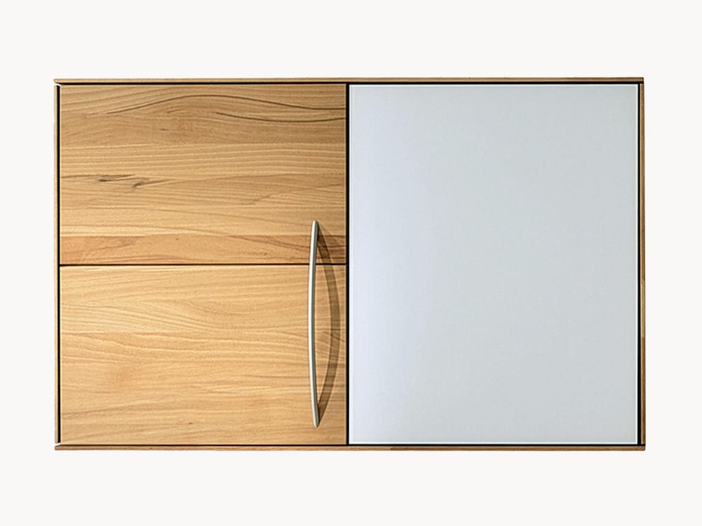 Combinatievoorbeeld voor Culinara massief houten modulaire keuken met bovenkasten in 3 versies