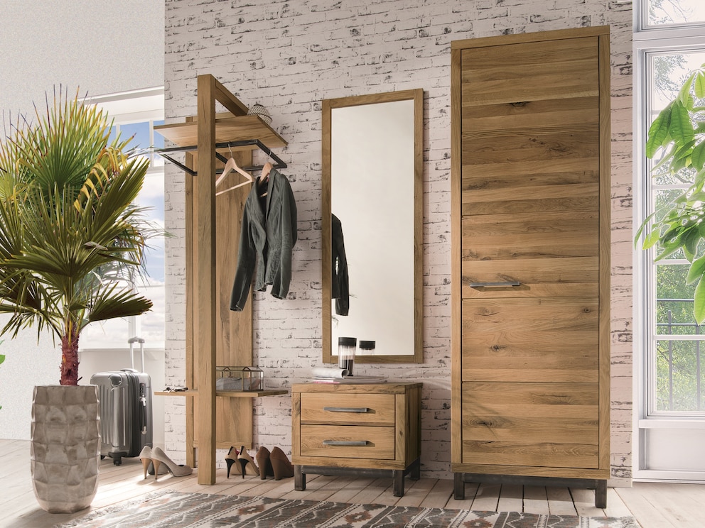 Dielenschrank Locana im edel-rustikalen Vintage-Look