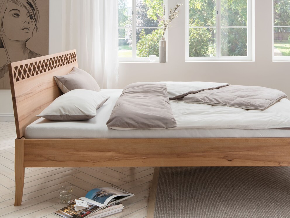 Alle hoofdborden kunnen zowel recht als schuin gemonteerd worden - hier schuin gemonteerd