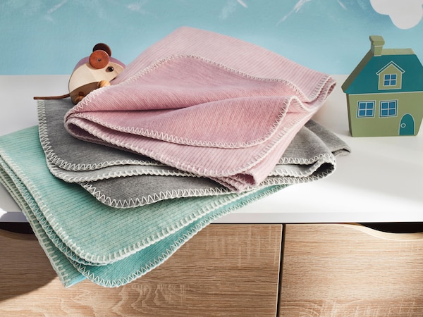 Couverture douillette en coton « Miscela »
