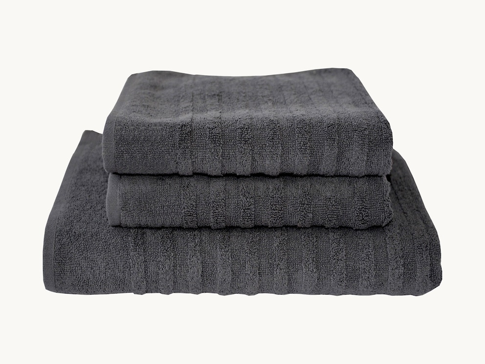 Douchehanddoek Pastello”, kleur antraciet